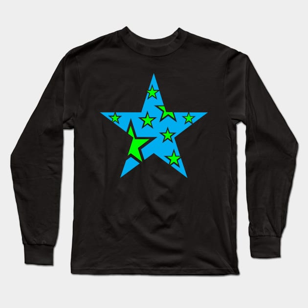 Stars and stars Long Sleeve T-Shirt by OrneryDevilDesign